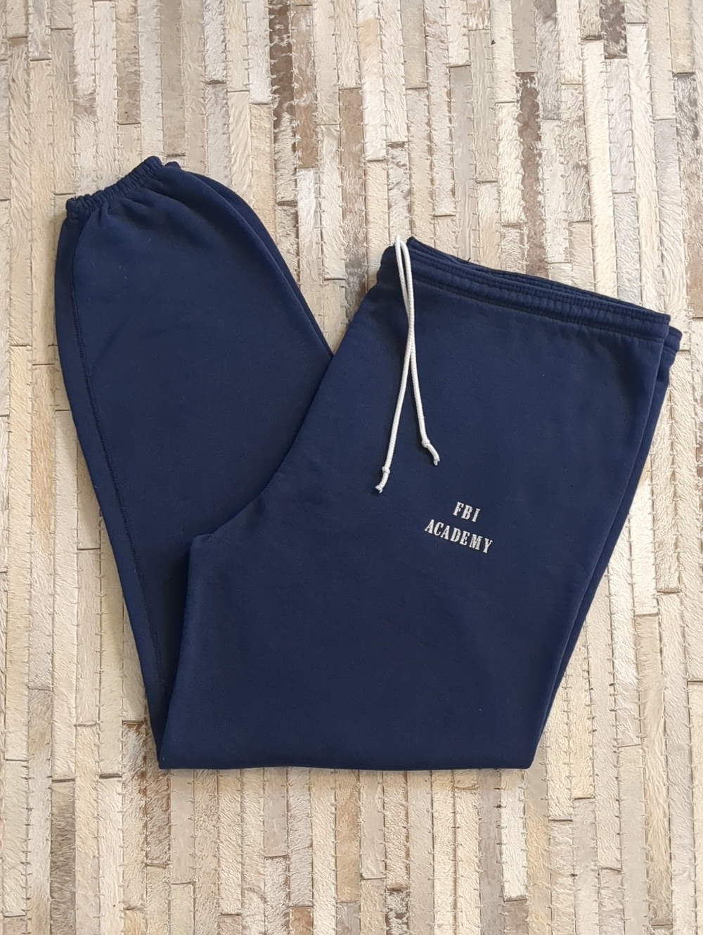 FBI Academy Official Men's XL Vintage 90s Navy Sweatpants